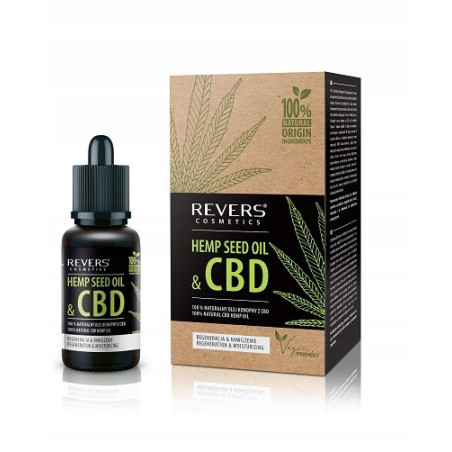 Natürliches feuchtigkeitsspendendes Hanföl für Gesicht, Körper und Haare mit CBD 15 ml