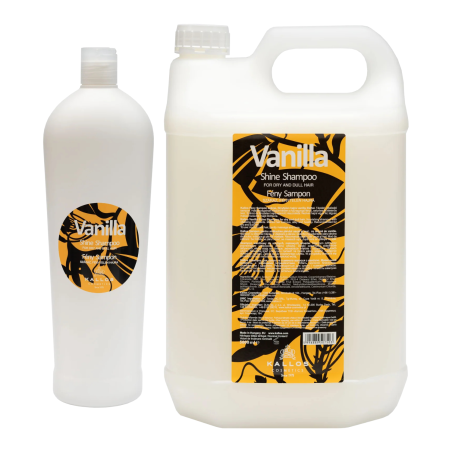 KALLOS Vanilla Shine Shampoo – Für trockenes & glanzloses Haar