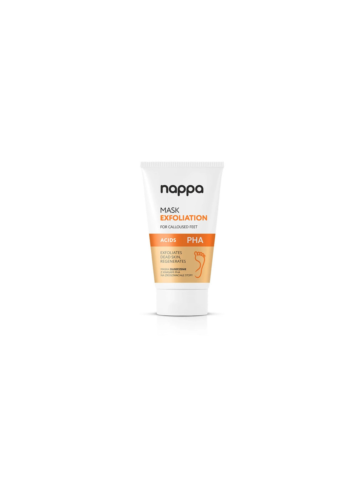 Exfoliačná maska na zhrubnuté chodidlá s kyselinami Nappa PHA 150 ml