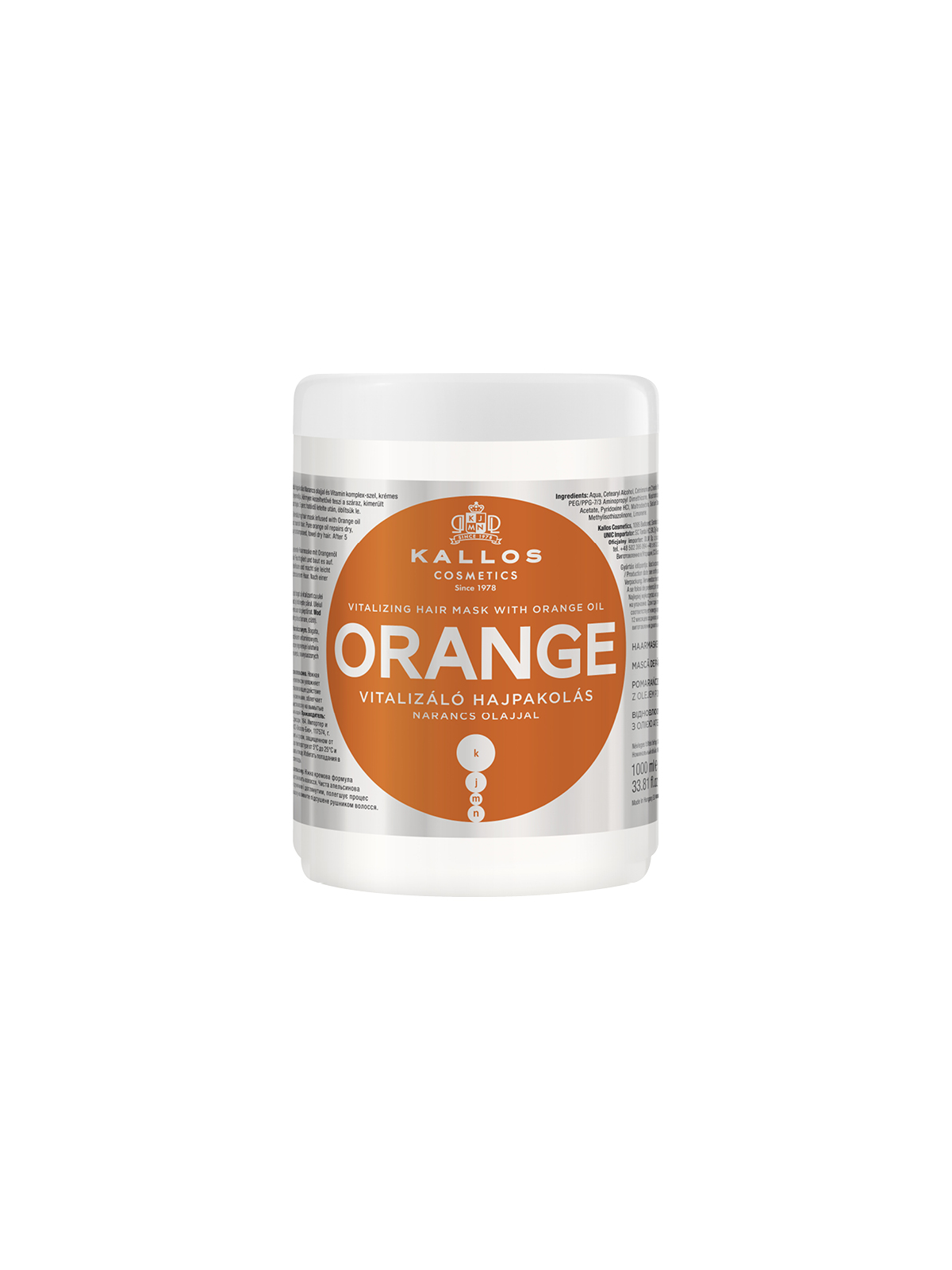 KALLOS Orange Haarmaske