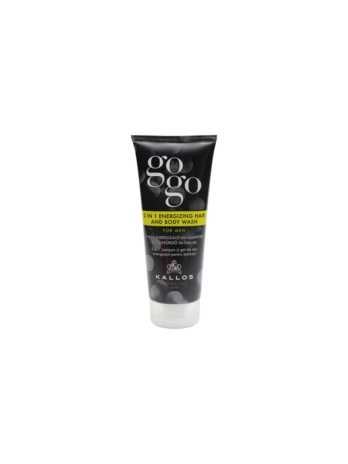 Kallos GoGo Belebendes 2-in-1 Shampoo & Duschgel für Männer