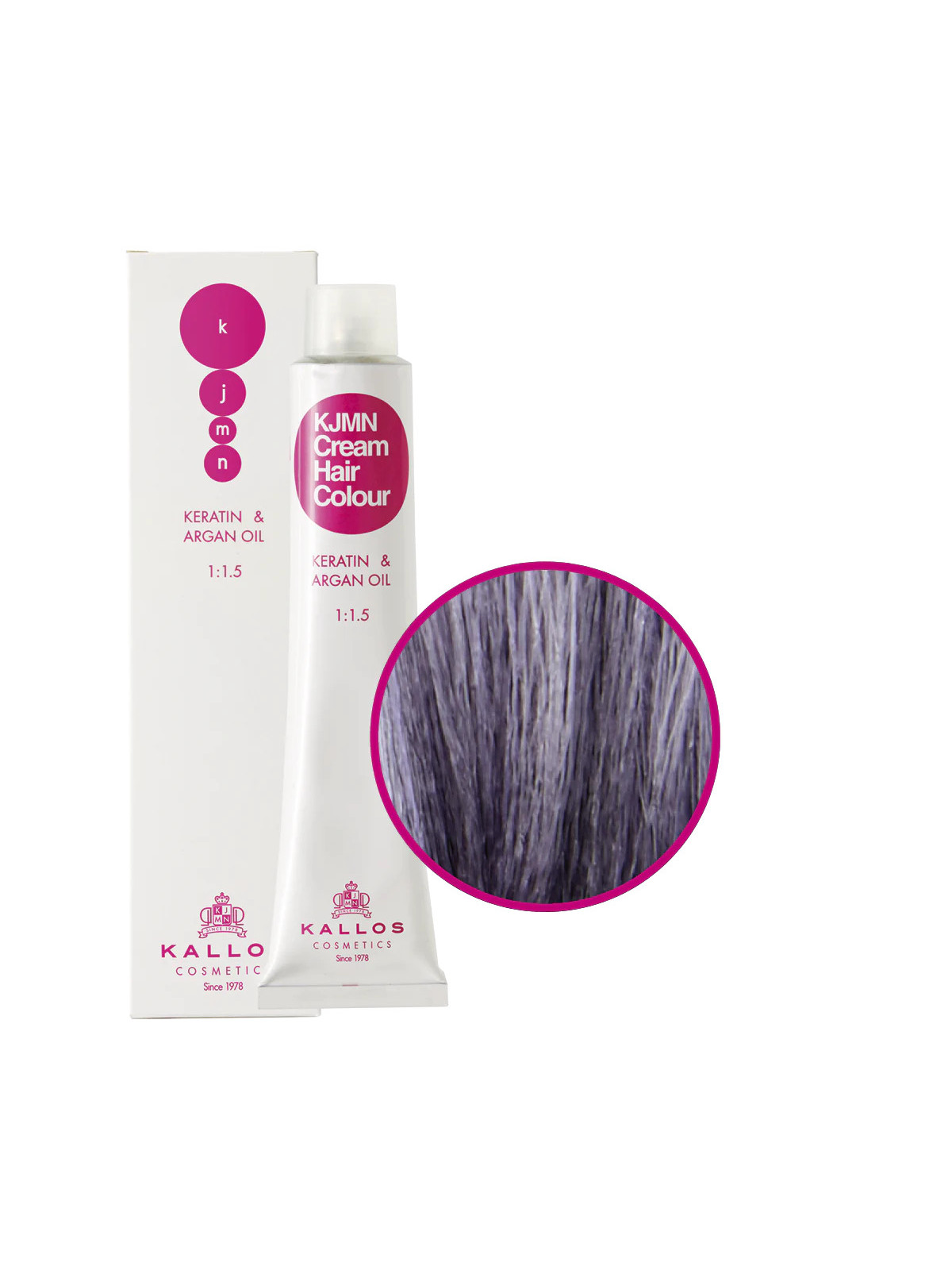 KJMN Creme-Haarfarbe 12.11 aschblonder Farbton
