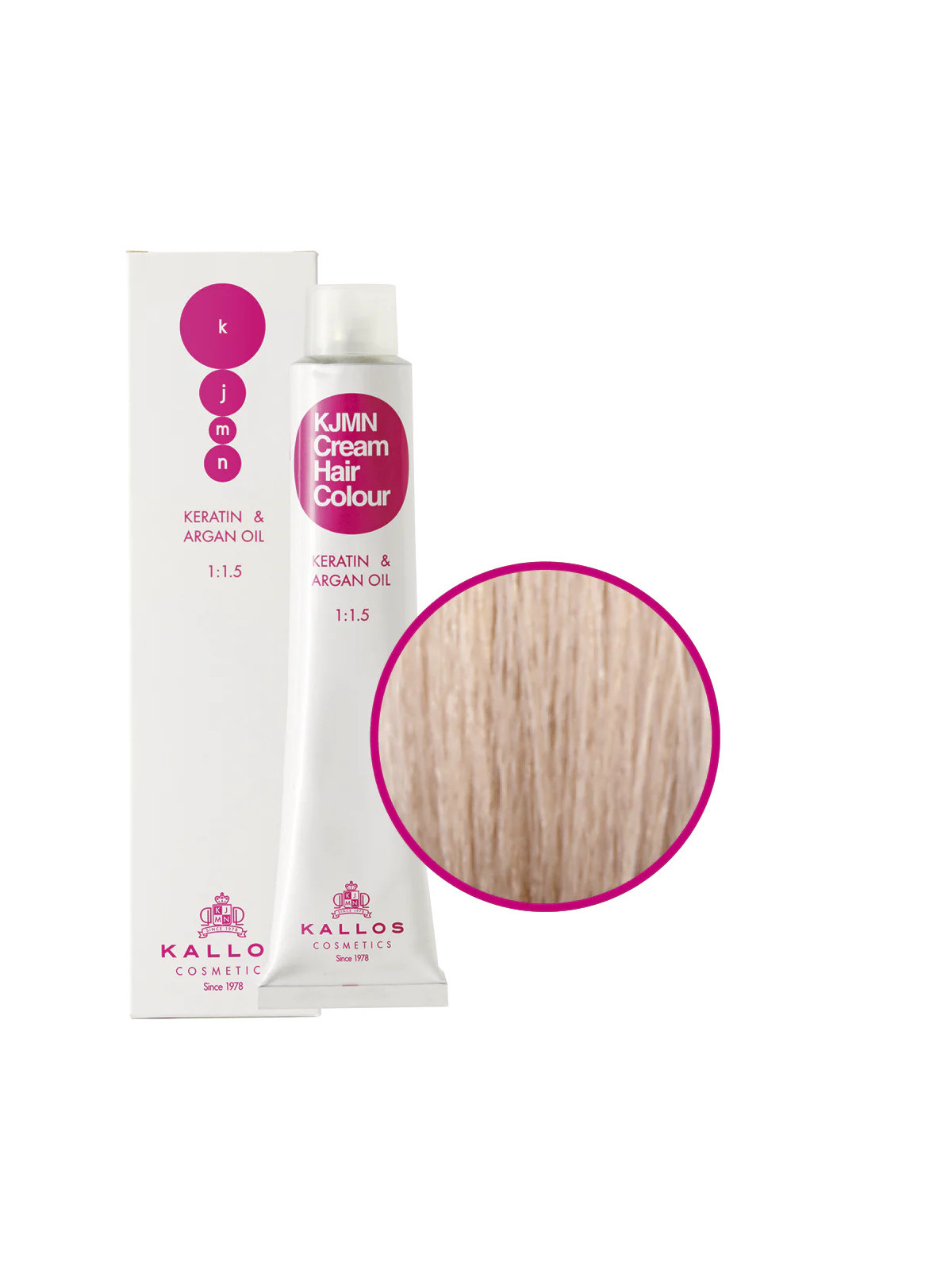 KJMN Creme-Haarfarbe 12.1 – Special Ultra Hellblond