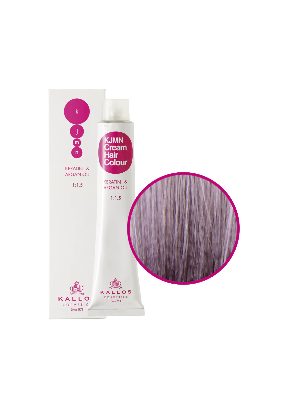 KJMN Creme-Haarfarbe 11.21 – Sehr hellblond violett-asch