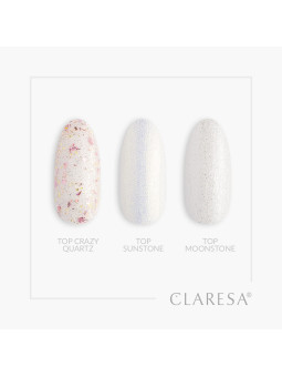CLARESA TOP MOONSTONE/ SUNSTONE /CRAZY QUARTZ