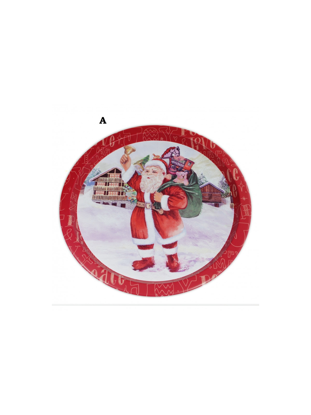 Weihnachtstablett 33 cm Durchmesser