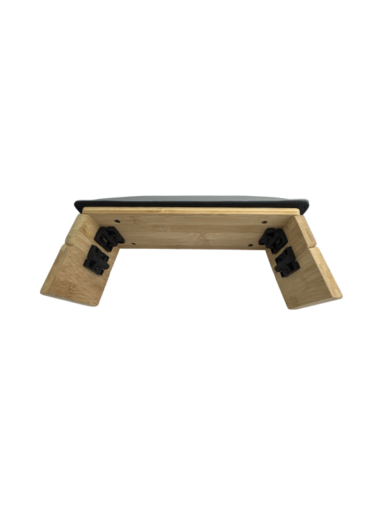 Handauflage exclusive – Kunstleder + Holz