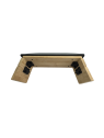 Handauflage exclusive – Kunstleder + Holz