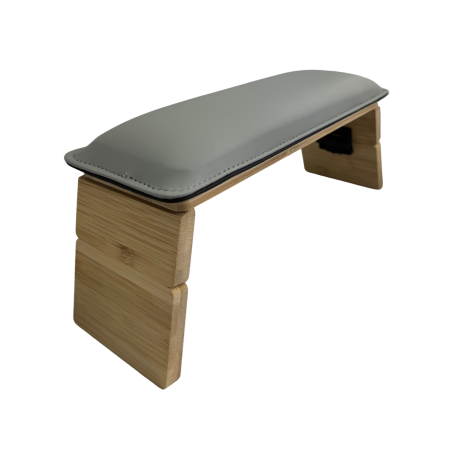 Handauflage exclusive – Kunstleder + Holz