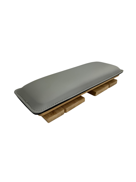 Handauflage exclusive – Kunstleder + Holz