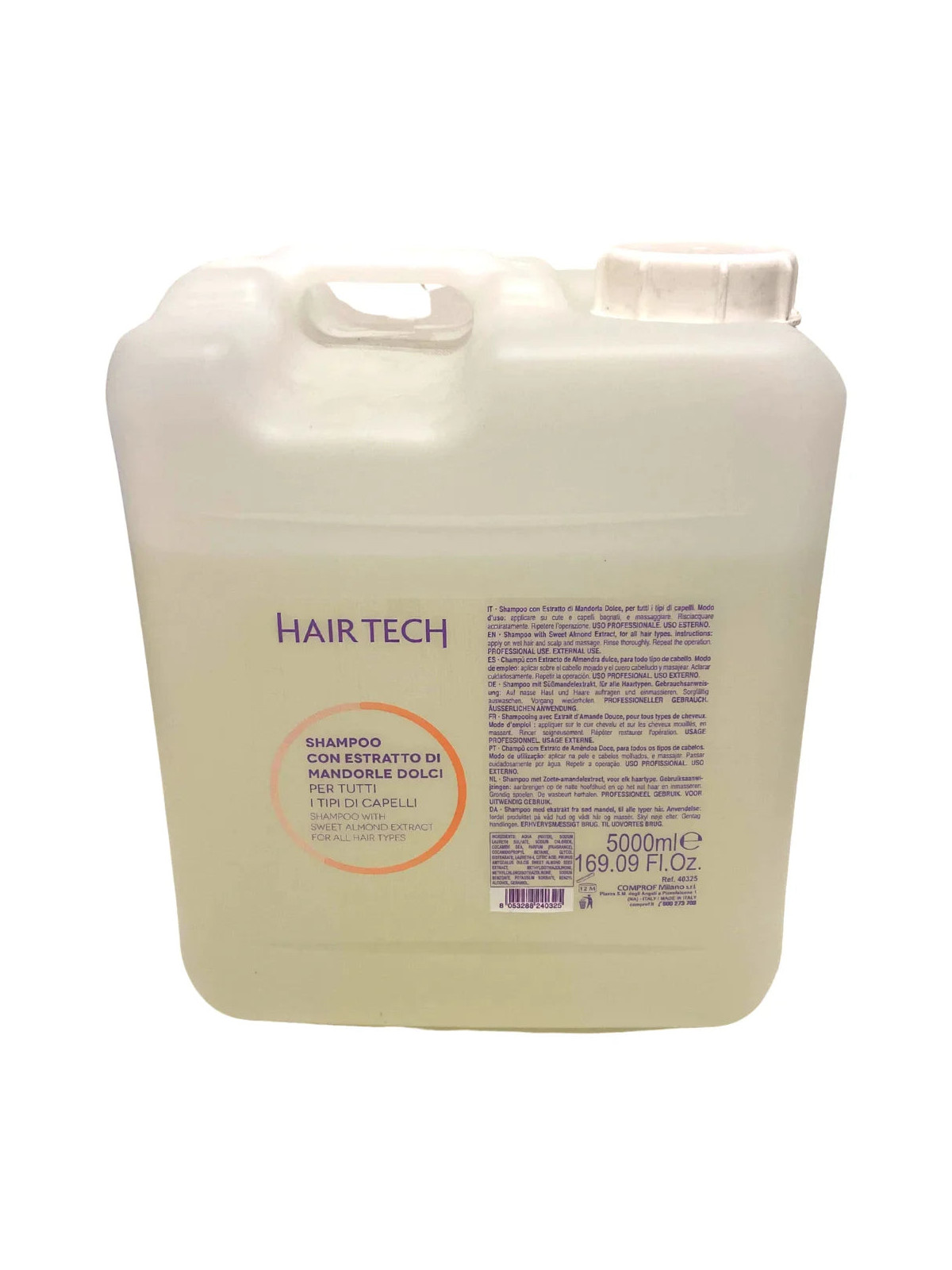 HAIRTECH SHAMPOO MIT SÜSSMANDEL-EXTRAKT (5 L & 10 L)