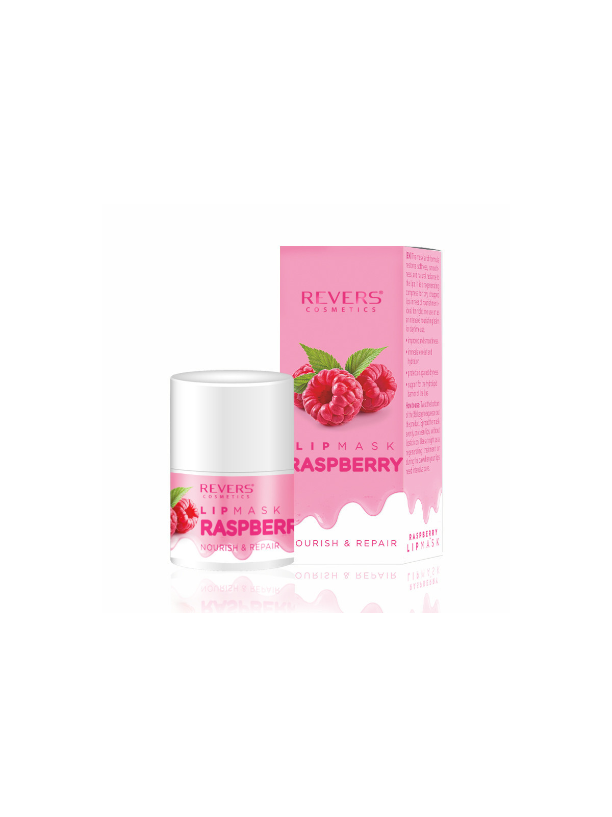 Maska na pery 15g - malina