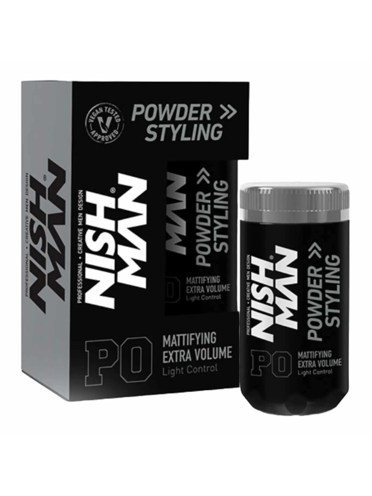 NISH MAN POWDER HAIR STYLING WAX P0 (Light Hold) 20 g