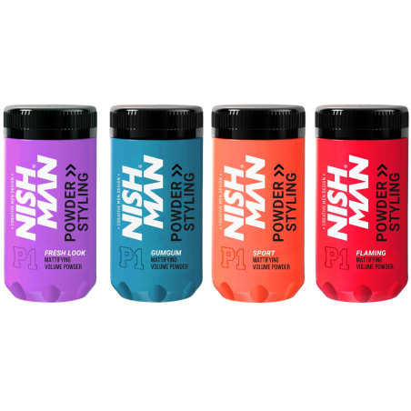 Nish Man Powder Wax 20 g – Fresh, Gumgum, Sport, Flaming