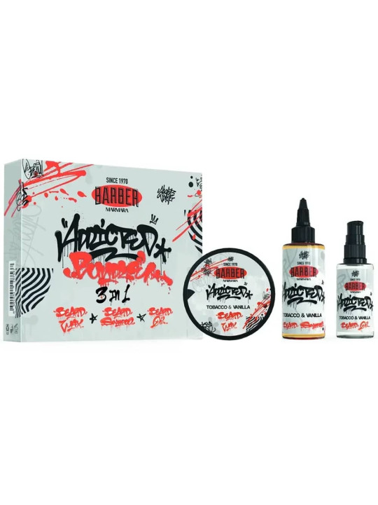 MARMARA BARBER – Tobacco & Vanilla Bartpflege-Set 3in1