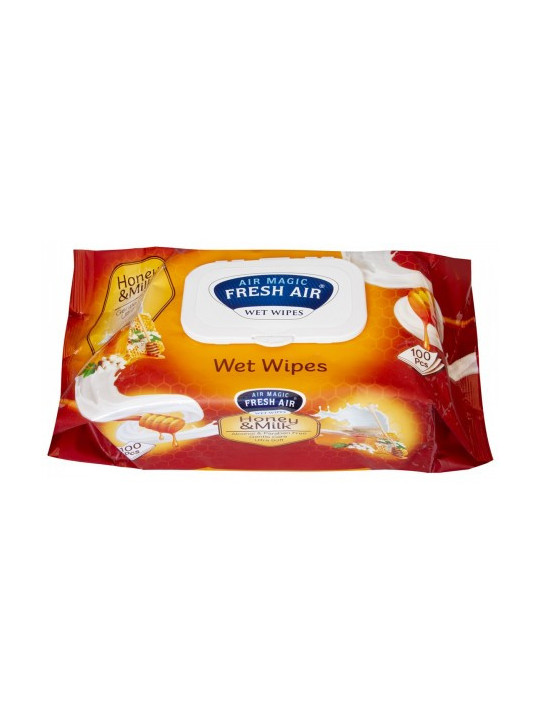 Vlhké útierky -honey-milk - 100ks