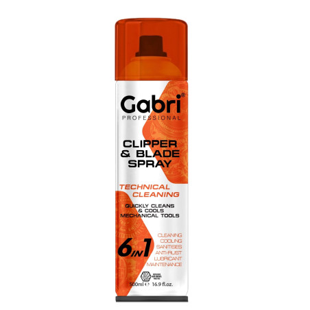 Gabri 6-in-1 Spray für Haarschneidemaschinen & Klingen 500 ml