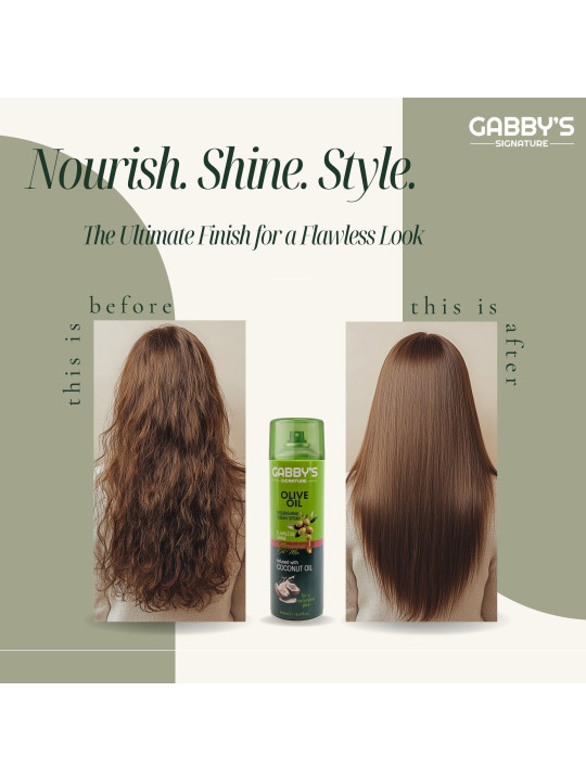 Gabby’s – Pflegendes Glanzspray für Haare mit Olivenöl 500 ml