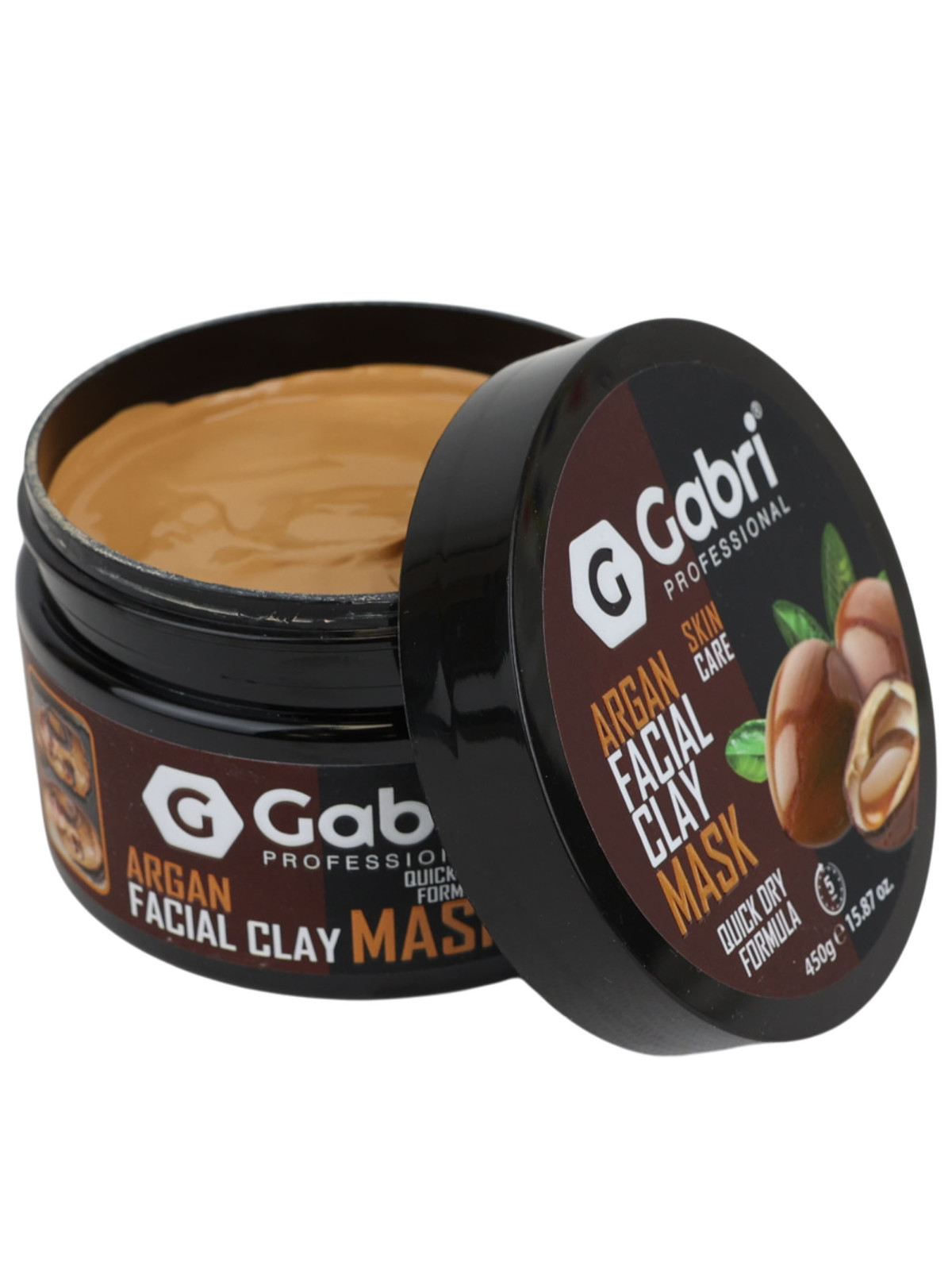 Gabri – Gesichts-Tonerde-Maske 450 g Argan, Kollagen, Aloe Vera