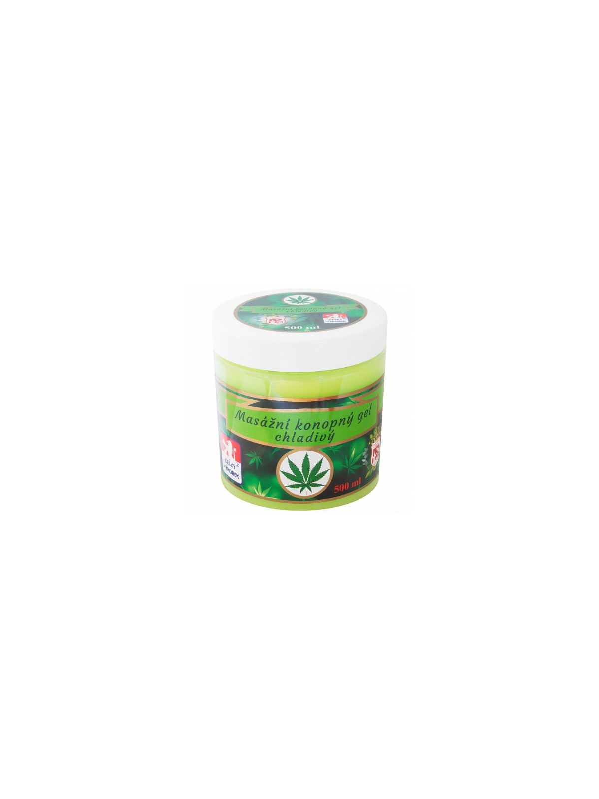 Konopný gél cannabis - 500ml - chladivý