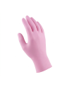 Ro.ial Puderfreie Nitrilhandschuhe Rosa, 100 Stk.