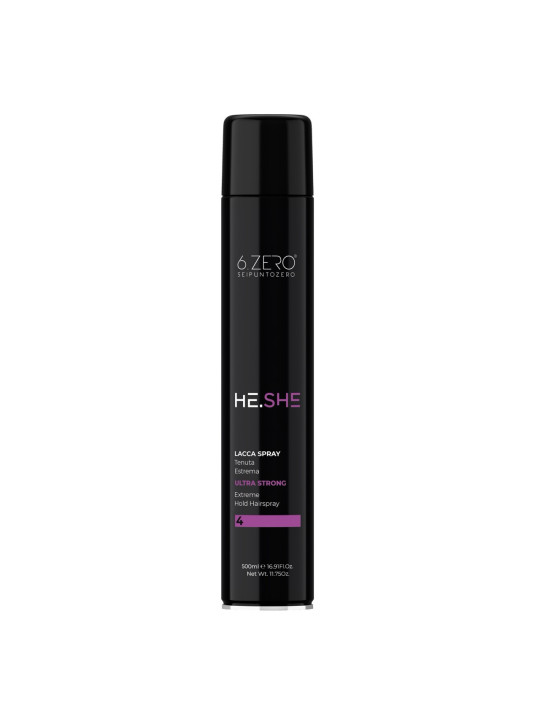 HE.SHE Extreme Hold Haarspray 500 ml