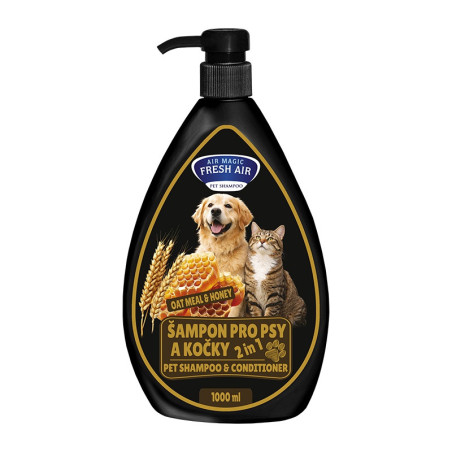 2-in-1 Shampoo und Spülung mit Kamille, für Hunde und Katzen, 1000 ml