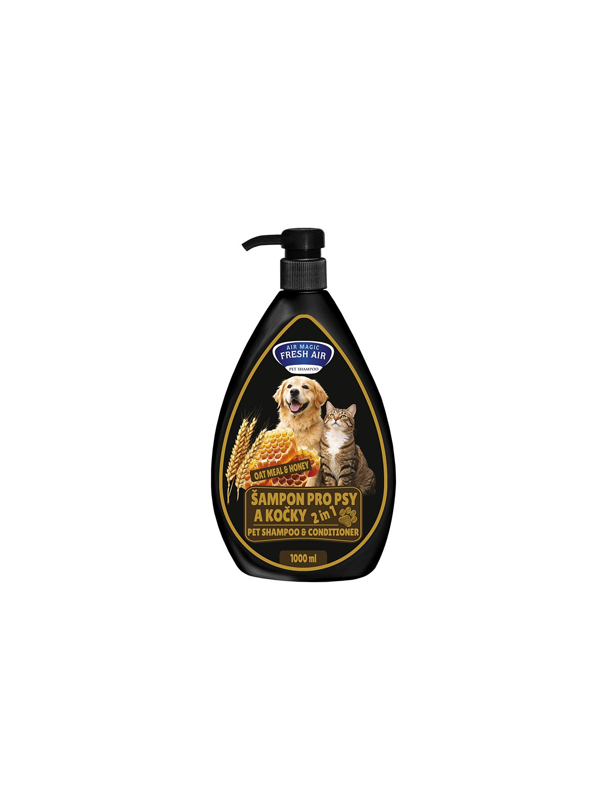 2-in-1 Shampoo und Spülung mit Kamille, für Hunde und Katzen, 1000 ml