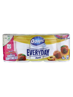 Ups! Toilettenpapier Everyday Sensitive, 3-lagig, 10 Rollen, 13 Meter