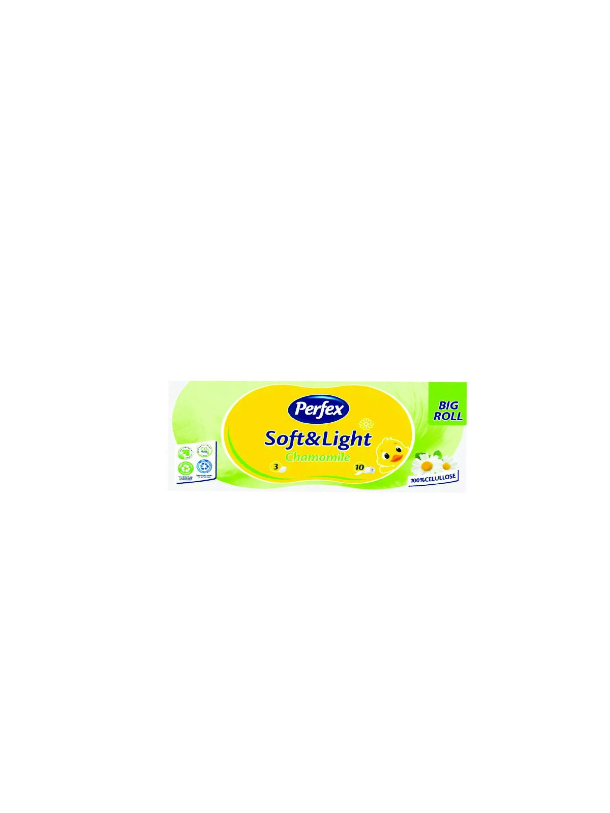 Toilettenpapier Perfex, 3-lagig, 10 Rollen, 14,4 Meter