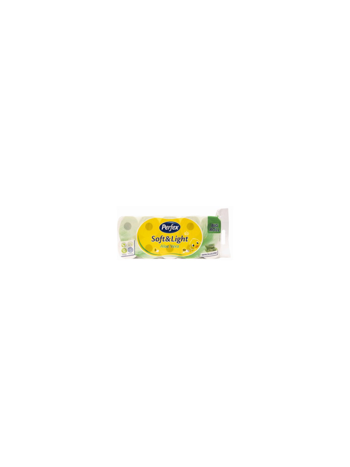 Toilettenpapier Perfex, 3-lagig, 10 Rollen, 14,4 Meter