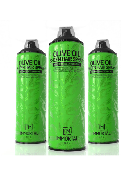 IMMORTAL NYC Olive Oil Sheen Hair Spray 500 ml