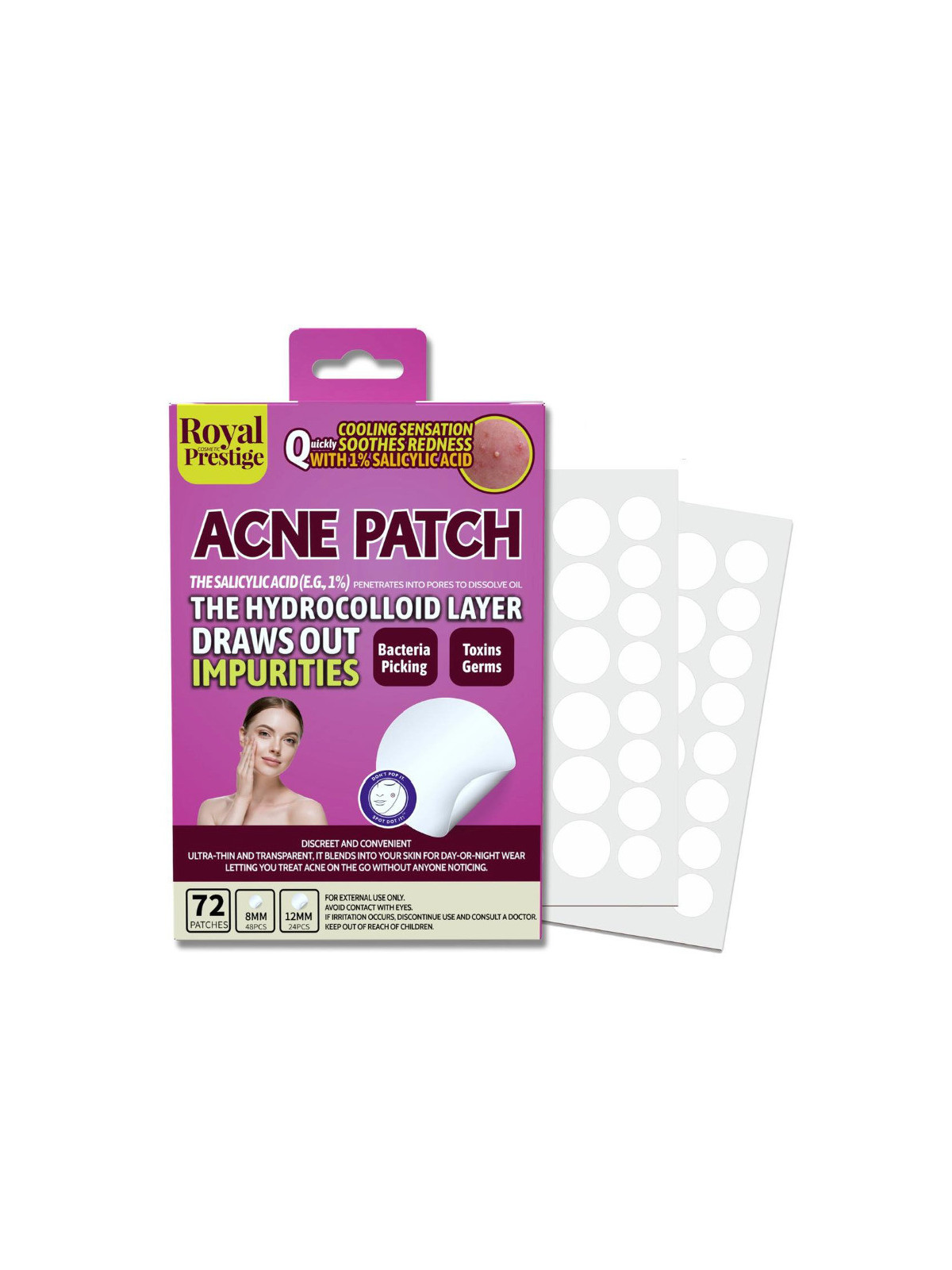 Royal Prestige Akne-Patches – 72 Stück