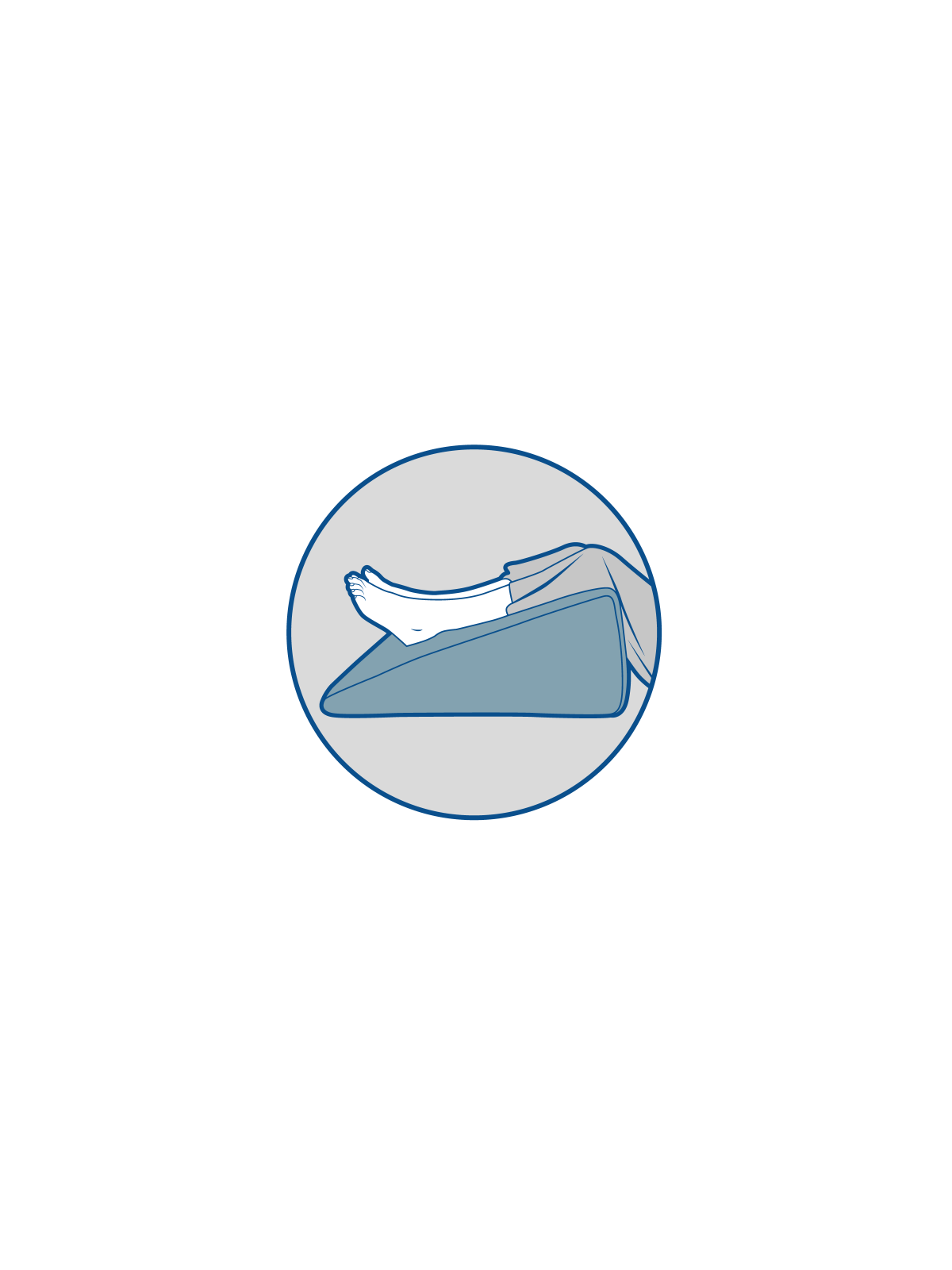 Orthopädisches Keilkissen bei Reflux | 58 × 73 × 15 cm