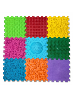 Massage-Matte Ortek Mix Puzzle | 9 Teile | verschiedene Strukturen