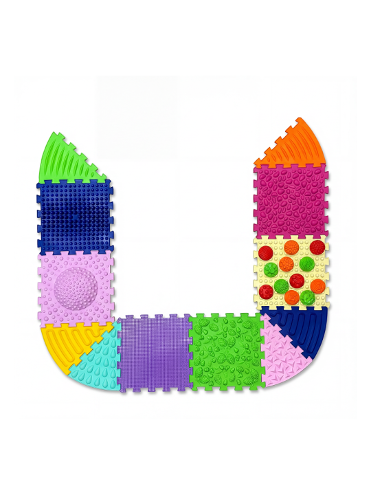 Massage-Matte Ortek Multi Mix | 6 Teile + 6 Sektoren