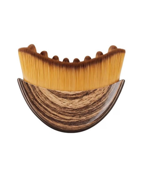 Fächerpinsel für Nägel mit Holzgriff