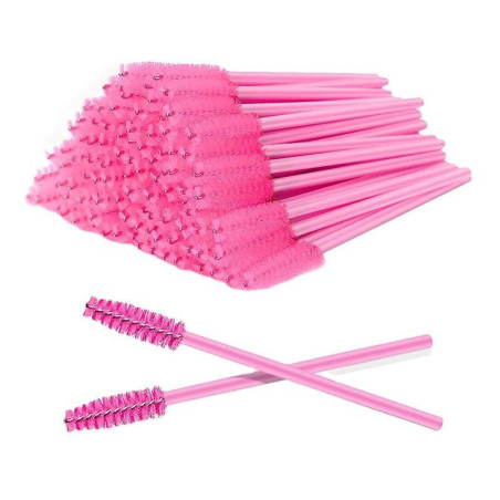 Wimpernbürstchen – Pink, 50 Stk. | JagaShop