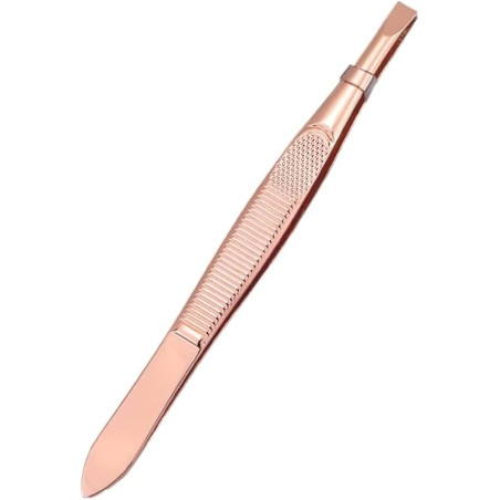 Augenbrauenpinzette – Roségold, schräg | JagaShop