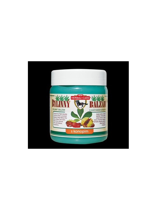 Bylinný balzam 500ml- s konopou