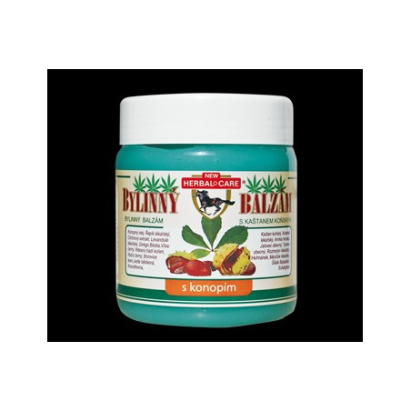 Bylinný balzam 500ml- s konopou