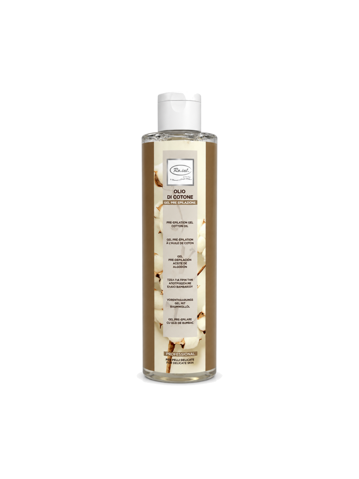 Ro.ial Pre-Waxing Gel with Cotton Oil 250 ml