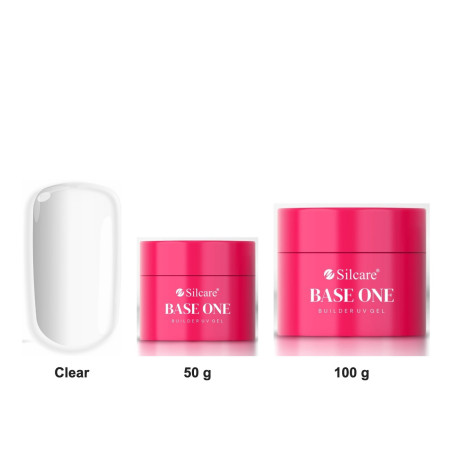 Silcare Base One Clear Aufbaugel UV transparent 50 und 100 g | JagaShop