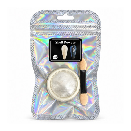 Shell Pearl Nail Powder 2 g with applicator