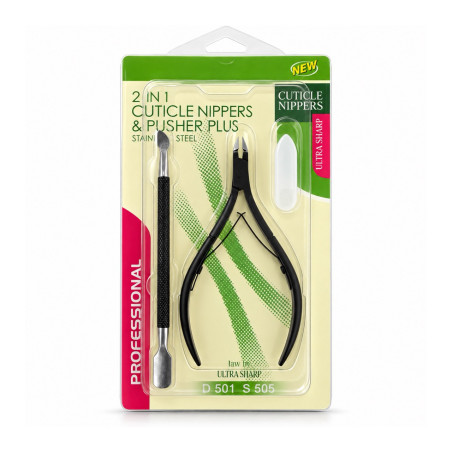 Profi-Set 2 in 1 – Nagelhautzange und Nagelhautschieber