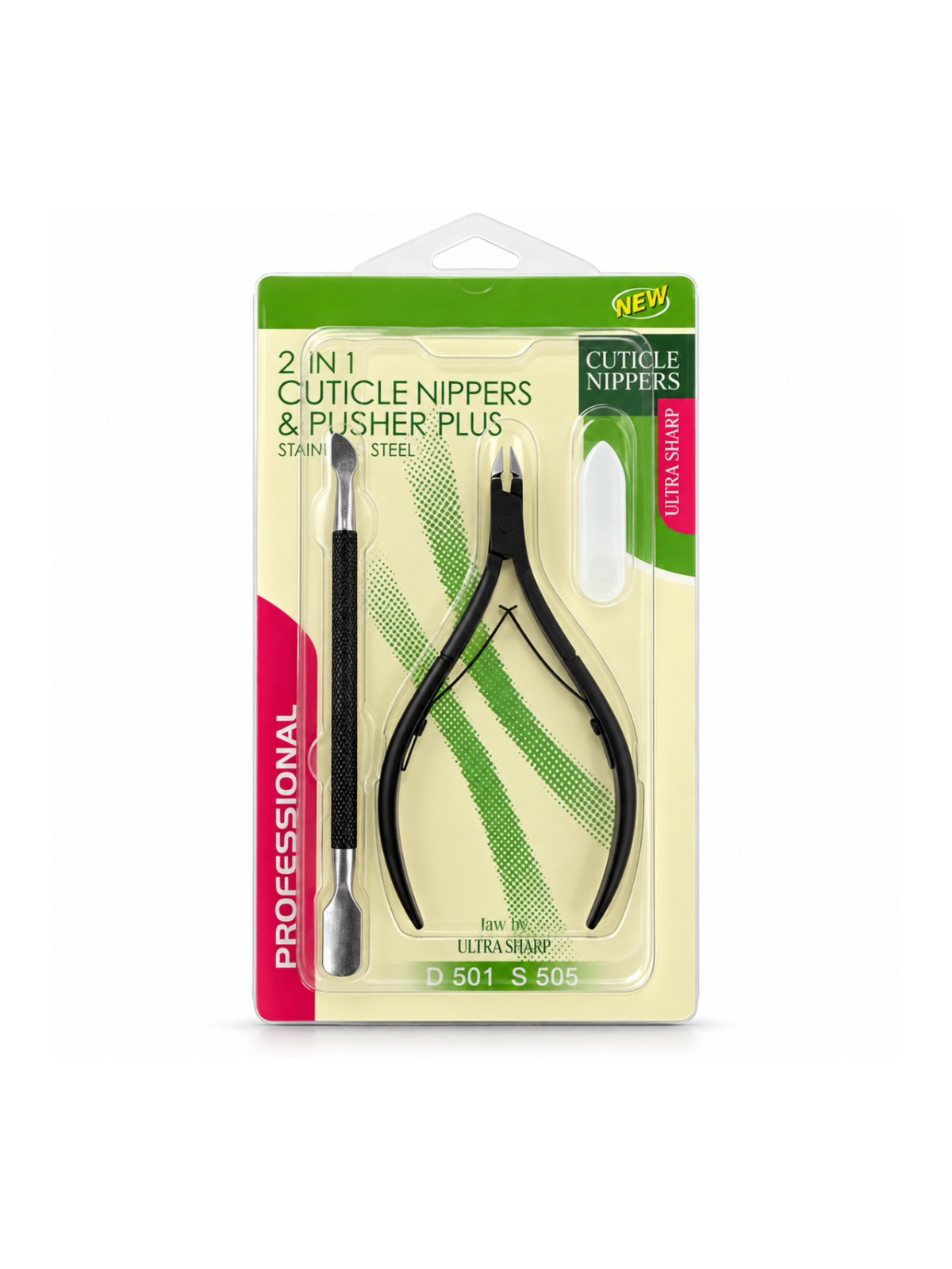 Profi-Set 2 in 1 – Nagelhautzange und Nagelhautschieber