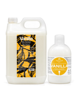 KALLOS Vanilla Shine Shampoo – Für trockenes & glanzloses Haar