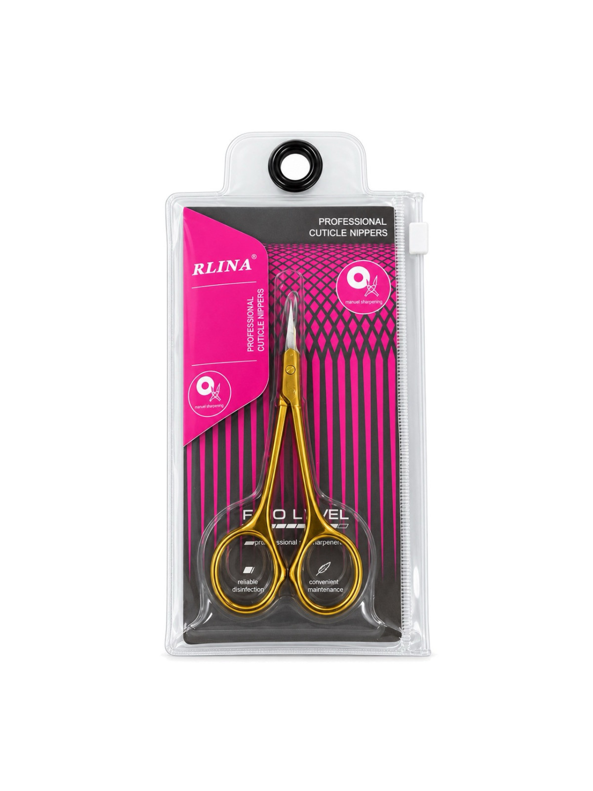 RLINA Professional Cuticle Scissors – Gold