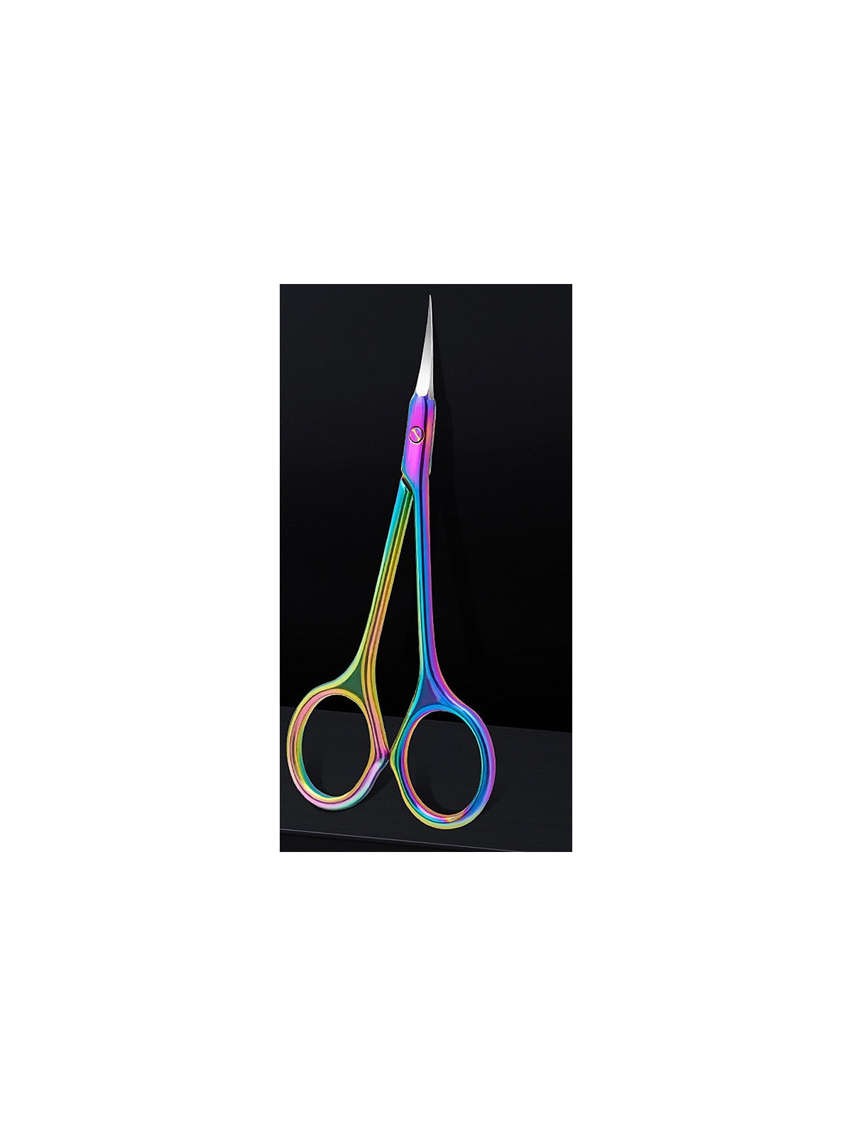 Professionelle Nagelhautschere Personal care + – Regenbogen-Finish, gebogene Schneide
