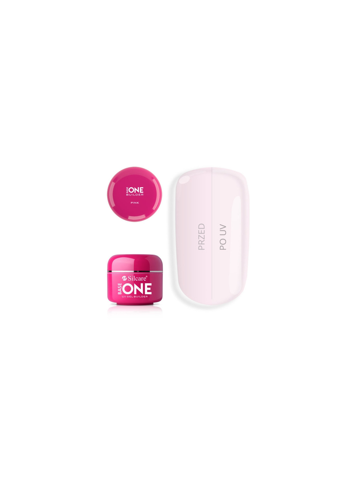 Gél na nechty - pink - 50g
